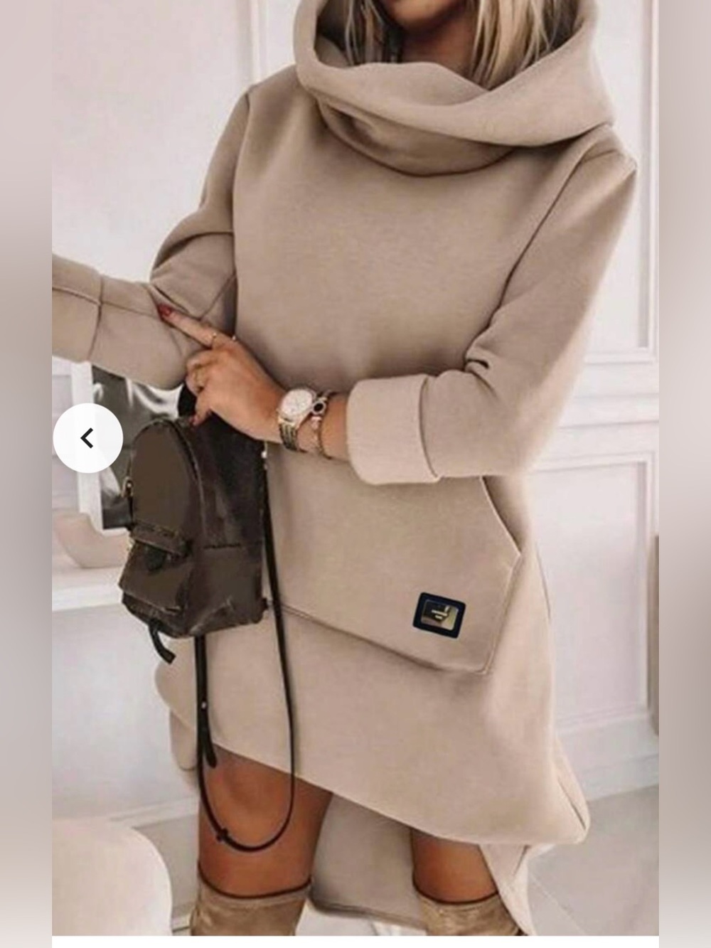 Hooded Sweatshirt dress